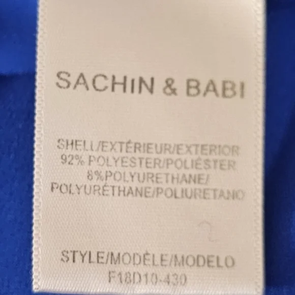 Sachin & Babi Nurul Dress In Blue Size 2 RTR - Picture 7 of 9